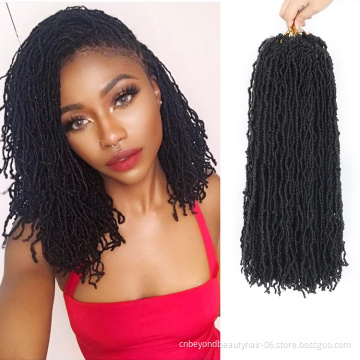 Faux Loc Micro Locs Crochet Hair 18 Inch Sister Locks Crochet Hair Extensions